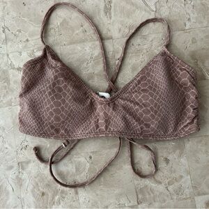 Xhilaration Bikini /‎ Swim Top  Color Tan NWT Women’s Size M